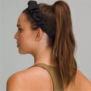 lululemon athletica Black Scrunchie Headband